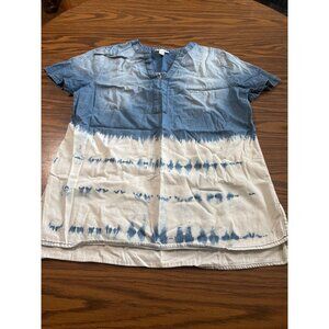 EST. 1946 blue tie dyed short sleeved shirt size Medium